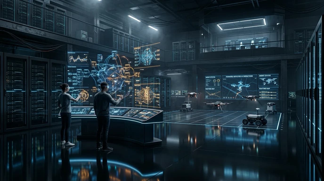 Ilustrasi Arsitektur Teknis 16:9 FDE-Gym (arXiv:2610.22350): The Last Mile of AI Delivery, Mengapa Agen AI Gagal pada Sistem Live Enterprise, dan Evaluasi 95 Task Lintas 18 Sektor Industri