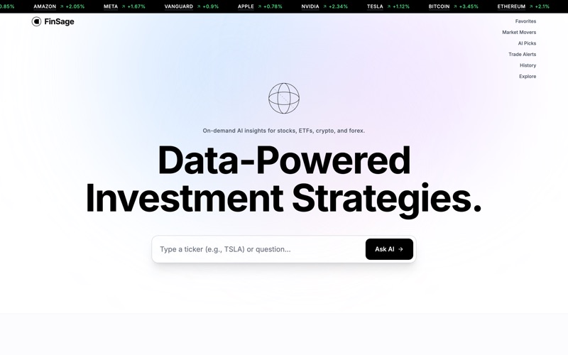 FinSage Wealth Dashboard