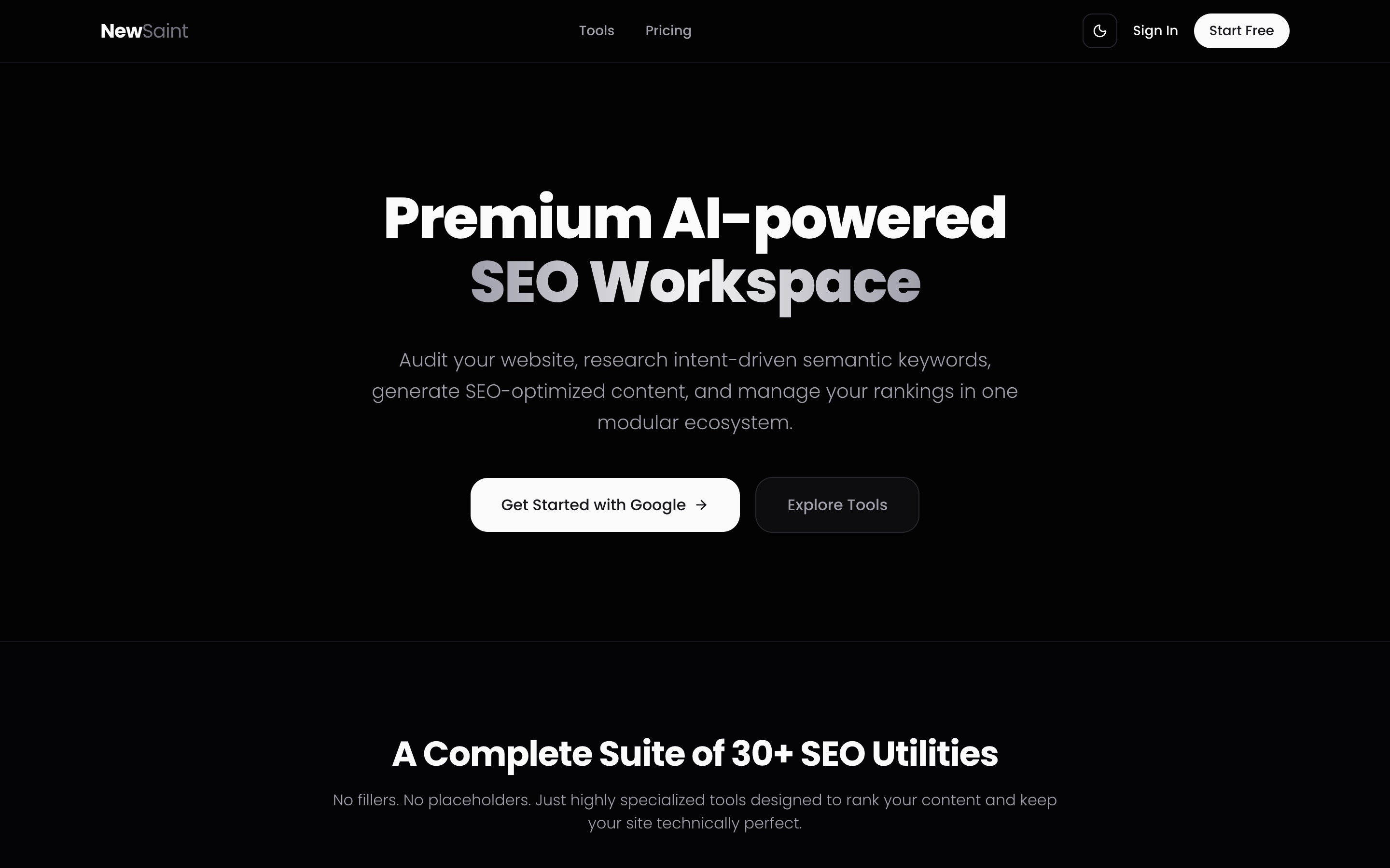 NewSaint AI SEO Suite